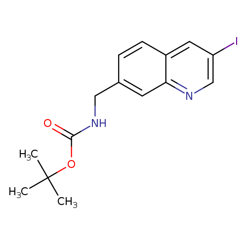 tert-butyl N-[(3-iodoquinolin-7-yl)methyl]carbamate