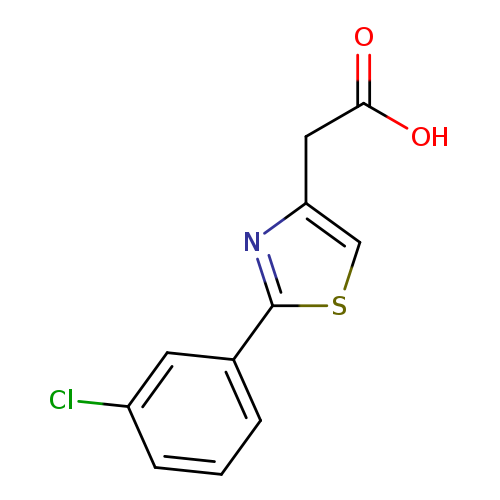 [2-(3-Chlorophenyl)-1,3-thiazol-4-yl]acetic acid