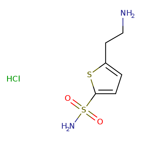 5-(2-aminoethyl)thiophene-2-sulfonamide hydrochloride