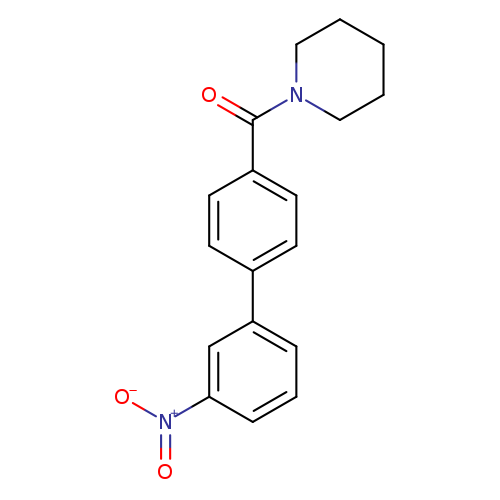 3-Nitro-4'-(piperidinocarbonyl)biphenyl