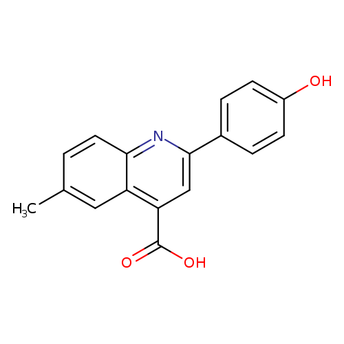 2-(4-Hydroxyphenyl)-6-methylquinoline-4-carboxylic acid
