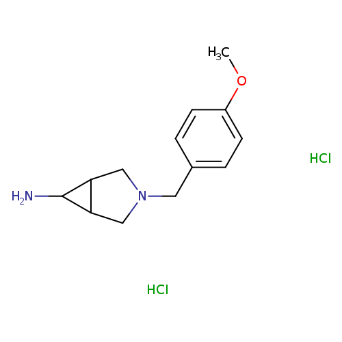 3-[(4-methoxyphenyl)methyl]-3-azabicyclo[3.1.0]hexan-6-amine dihydrochloride