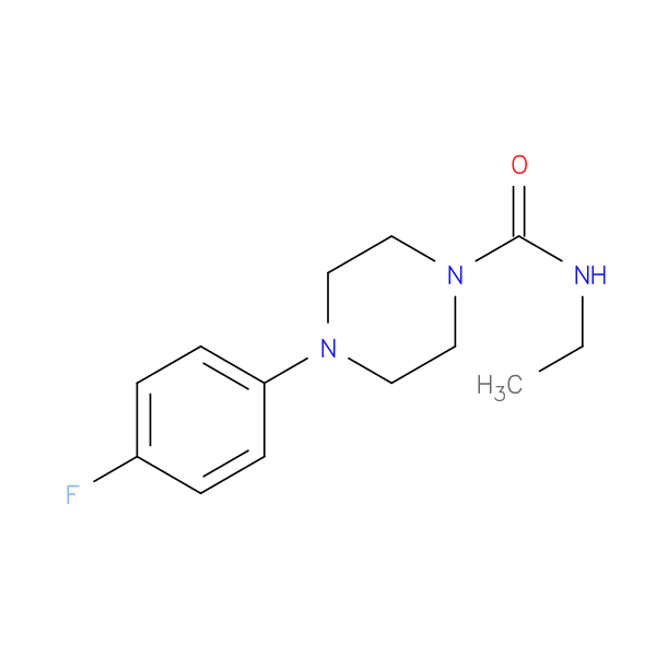 N-ethyl-4-(4-fluorophenyl)piperazine-1-carboxamide