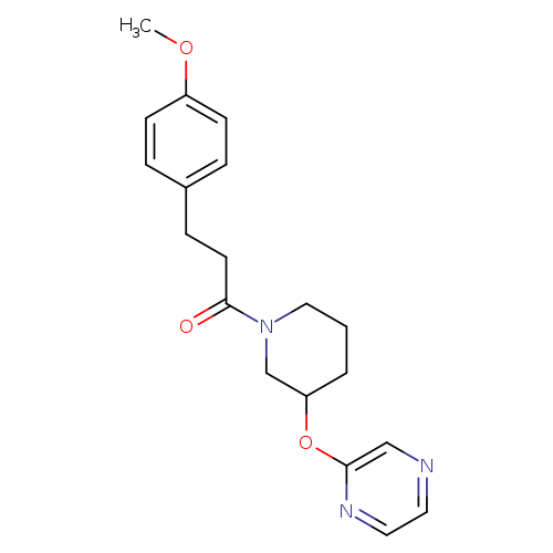 3-(4-methoxyphenyl)-1-[3-(pyrazin-2-yloxy)piperidin-1-yl]propan-1-one