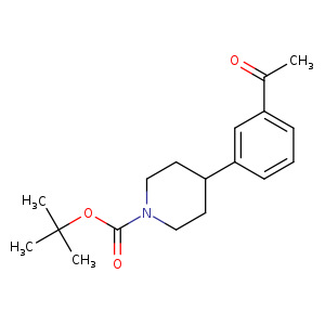 1-Piperidinecarboxylic acid, 4-(3-acetylphenyl)-, 1,1-dimethylethyl ester
