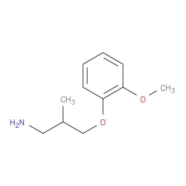 3-(2-methoxyphenoxy)-2-methylpropan-1-amine