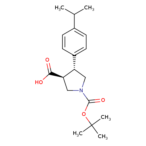 Boc-(+/-)-trans-4-(4-isopropyl-phenyl)-pyrrolidine-3-carboxylic acid