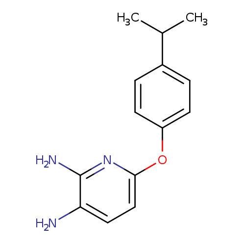 6-[4-(propan-2-yl)phenoxy]pyridine-2,3-diamine
