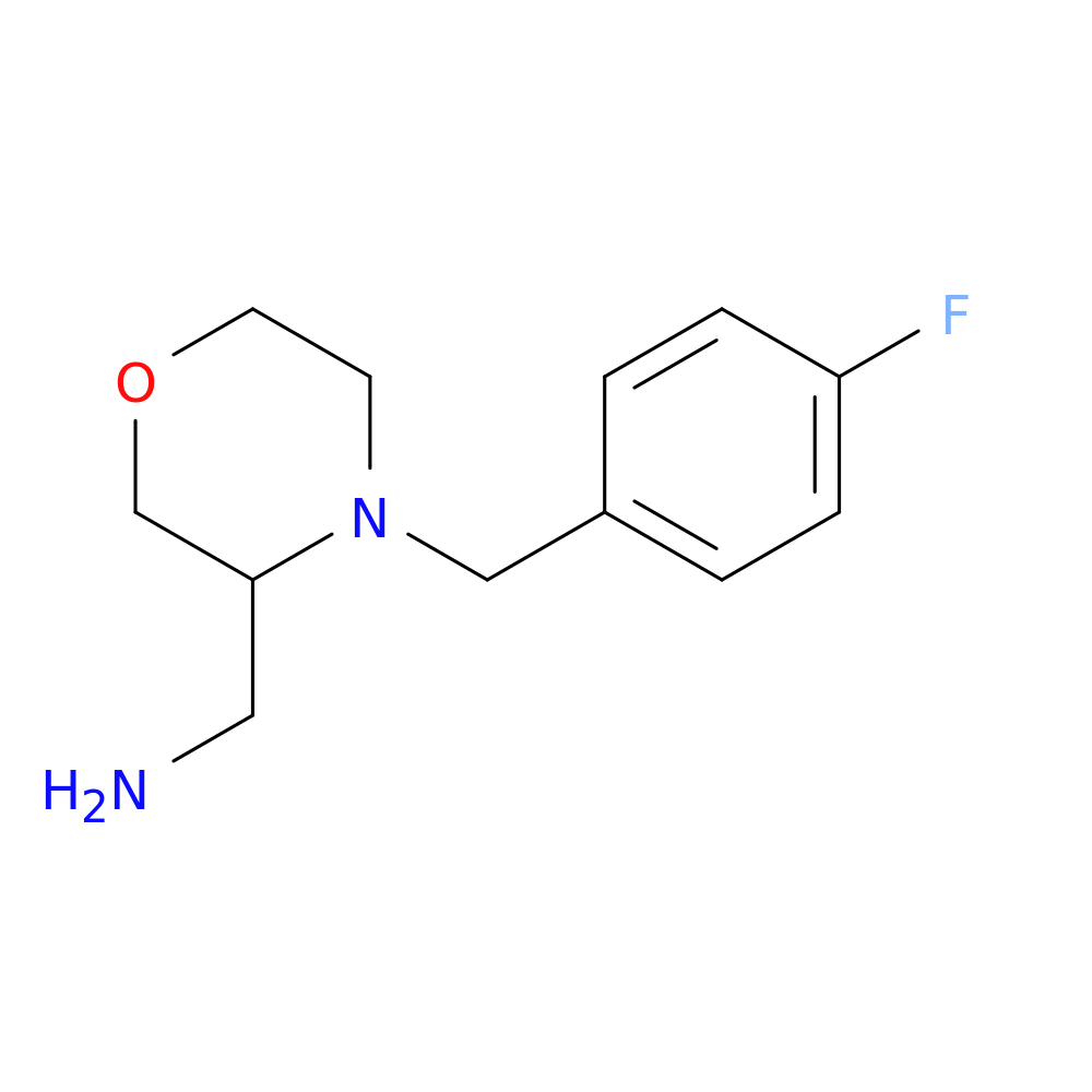 (4-(4-Fluorobenzyl)morpholin-3-yl)methanamine