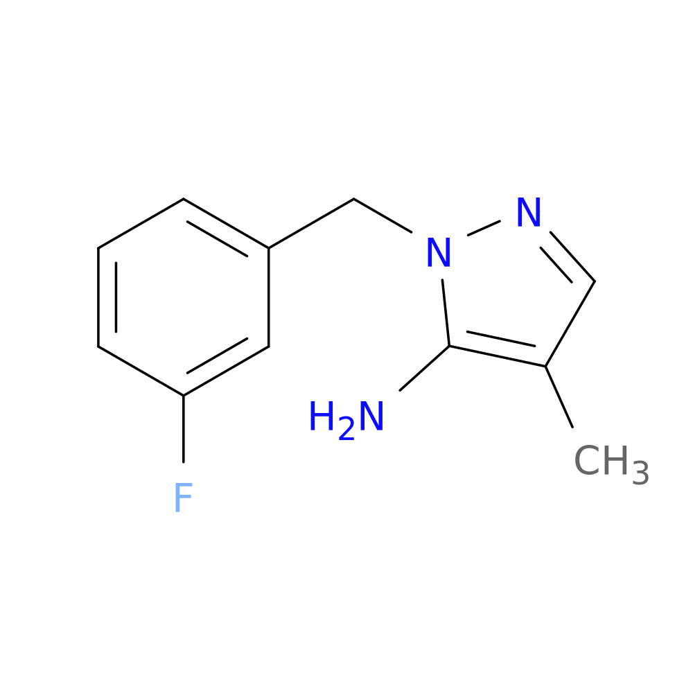 1-(3-Fluorobenzyl)-4-methyl-1H-pyrazol-5-amine