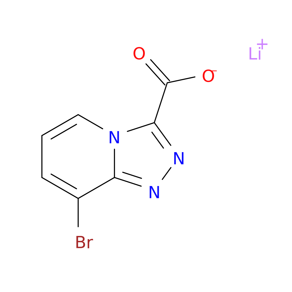 lithium(1+) ion 8-bromo-[1,2,4]triazolo[4,3-a]pyridine-3-carboxylate
