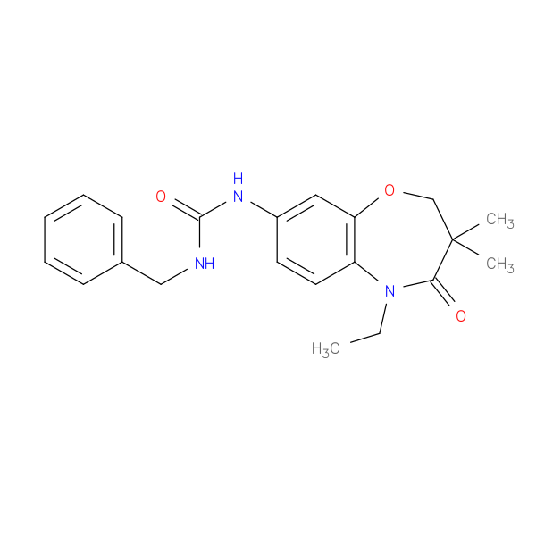 1-benzyl-3-(5-ethyl-3,3-dimethyl-4-oxo-2,3,4,5-tetrahydro-1,5-benzoxazepin-8-yl)urea