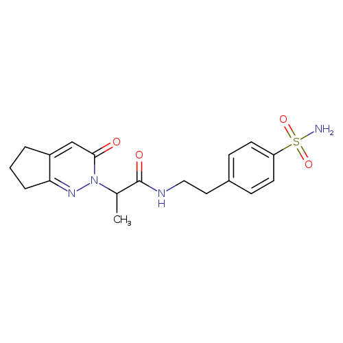 2-{3-oxo-2H,3H,5H,6H,7H-cyclopenta[c]pyridazin-2-yl}-N-[2-(4-sulfamoylphenyl)ethyl]propanamide