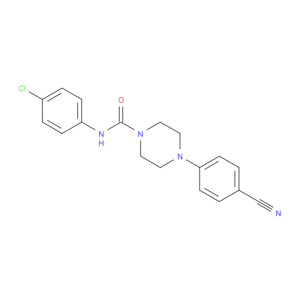N-(4-chlorophenyl)-4-(4-cyanophenyl)piperazine-1-carboxamide