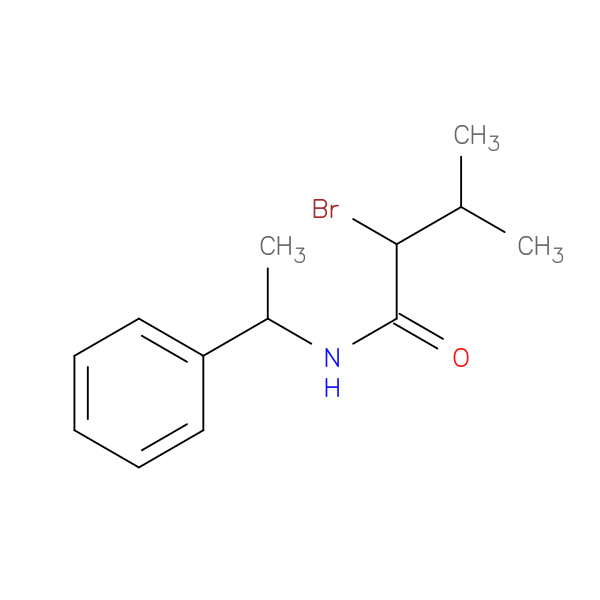 2-bromo-3-methyl-N-(1-phenylethyl)butanamide
