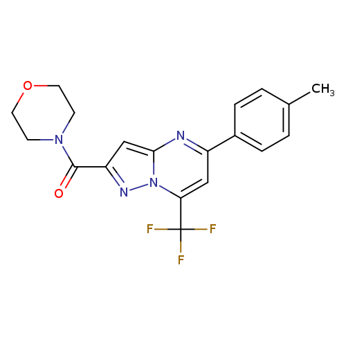 5-(4-methylphenyl)-2-(4-morpholinylcarbonyl)-7-(trifluoromethyl)pyrazolo[1,5-a]pyrimidine