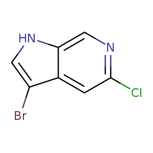 1H-Pyrrolo[2,3-c]pyridine, 3-bromo-5-chloro-