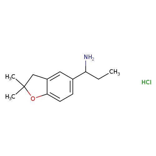 1-(2,2-dimethyl-2,3-dihydro-1-benzofuran-5-yl)propan-1-amine hydrochloride