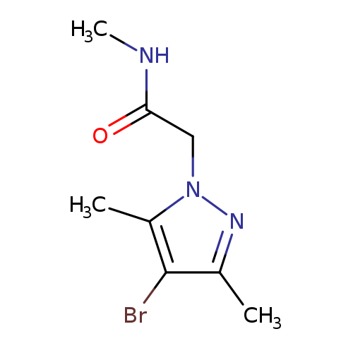 2-(4-bromo-3,5-dimethyl-1H-pyrazol-1-yl)-N-methylacetamide