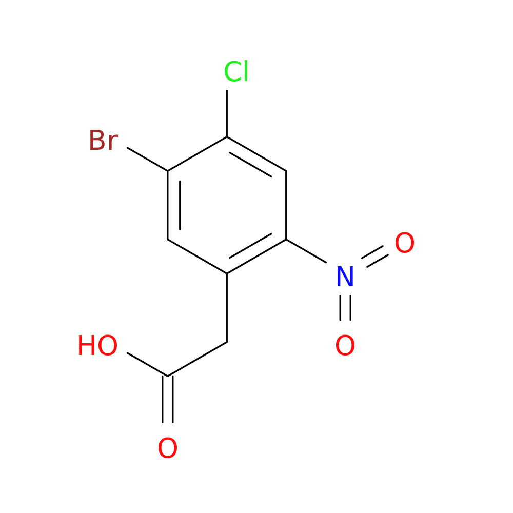 (5-Bromo-4-chloro-2-nitrophenyl)acetic acid