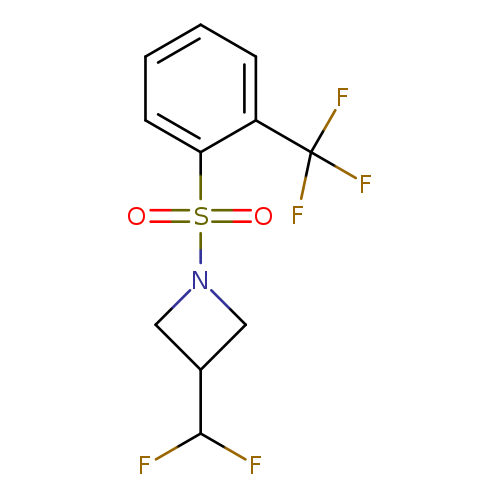 3-(difluoromethyl)-1-[2-(trifluoromethyl)benzenesulfonyl]azetidine