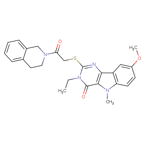 3-ethyl-8-methoxy-5-methyl-2-{[2-oxo-2-(1,2,3,4-tetrahydroisoquinolin-2-yl)ethyl]sulfanyl}-3H,4H,5H-pyrimido[5,4-b]indol-4-one