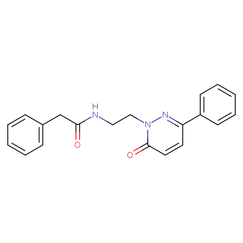 N-[2-(6-oxo-3-phenyl-1,6-dihydropyridazin-1-yl)ethyl]-2-phenylacetamide