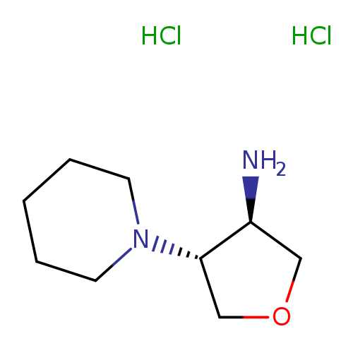 [trans-4-(1-piperidinyl)tetrahydro-3-furanyl]amine dihydrochloride