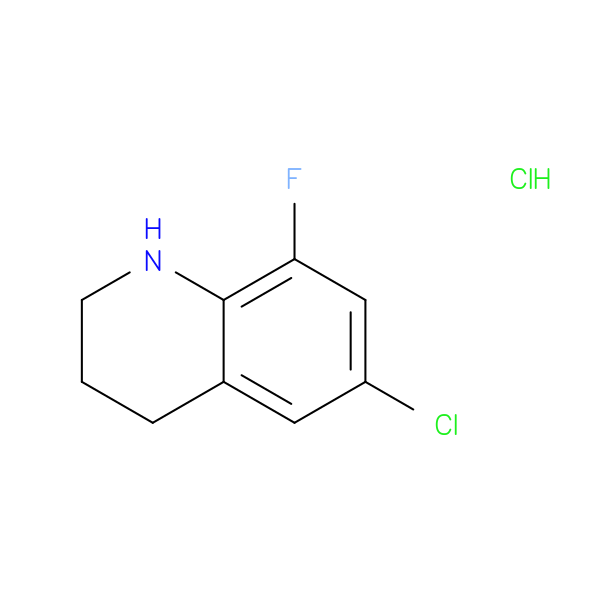 6-chloro-8-fluoro-1,2,3,4-tetrahydroquinoline hydrochloride