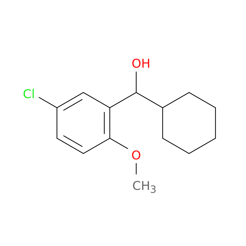 Benzenemethanol, 5-chloro-α-cyclohexyl-2-methoxy-