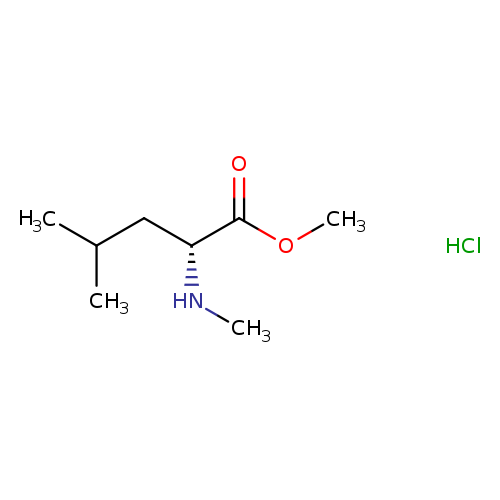 D-Leucine, N-methyl-, methyl ester, hydrochloride (9CI)