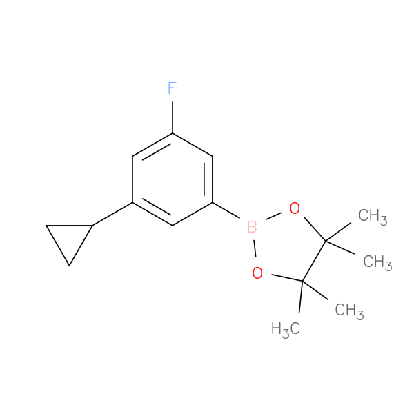 2-(3-cyclopropyl-5-fluorophenyl)-4,4,5,5-tetramethyl-1,3,2-dioxaborolane