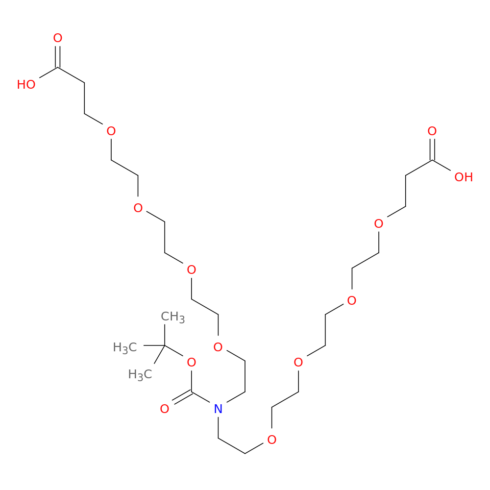 N-Boc-N-bis(PEG4-acid)