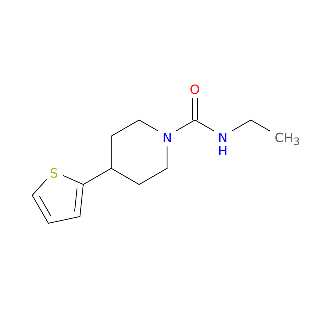 N-ethyl-4-(thiophen-2-yl)piperidine-1-carboxamide