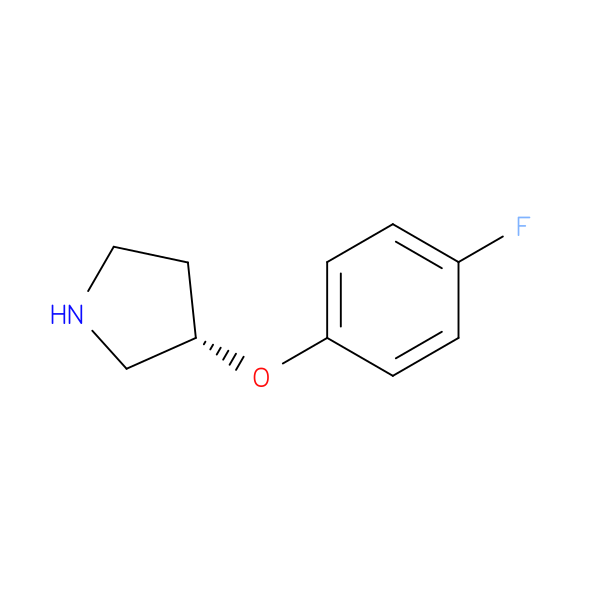 (3S)-3-(4-fluorophenoxy)pyrrolidine