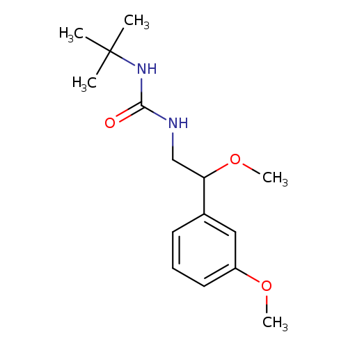 3-tert-butyl-1-[2-methoxy-2-(3-methoxyphenyl)ethyl]urea