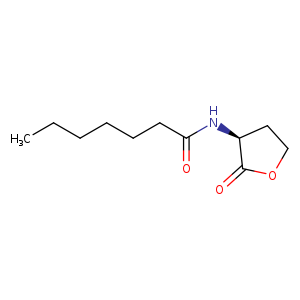 Heptanamide, N-[(3S)-tetrahydro-2-oxo-3-furanyl]-