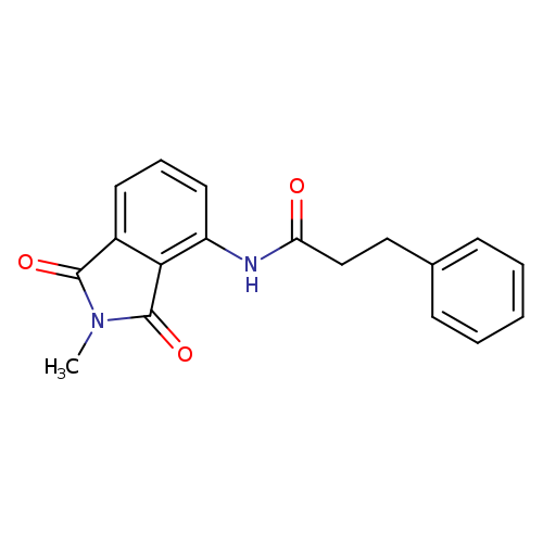 N-(2-methyl-1,3-dioxo-2,3-dihydro-1H-isoindol-4-yl)-3-phenylpropanamide