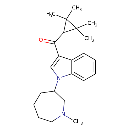 (1-(1-methylazepan-3-yl)-1H-indol-3-yl)(2,2,3,3-tetramethylcyclopropyl)methanone