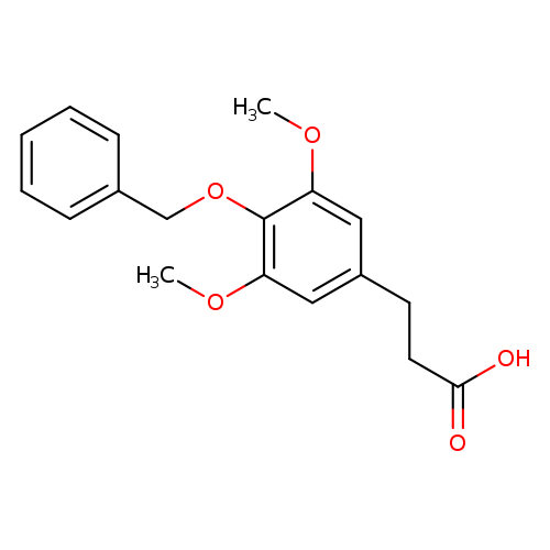 3-[4-(benzyloxy)-3,5-dimethoxyphenyl]propanoic acid