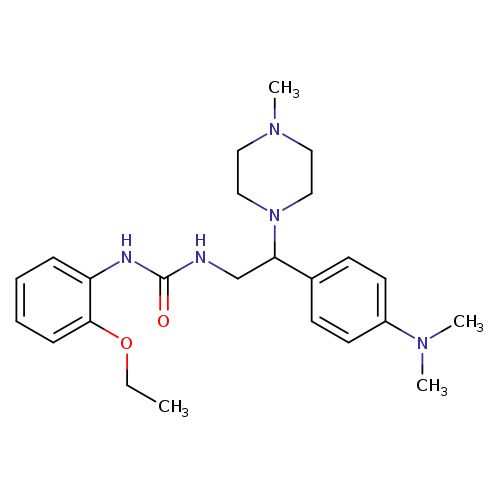 1-{2-[4-(dimethylamino)phenyl]-2-(4-methylpiperazin-1-yl)ethyl}-3-(2-ethoxyphenyl)urea