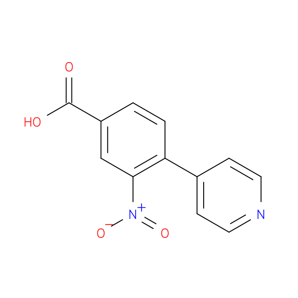 3-Nitro-4-(pyridin-4-yl)benzoic acid