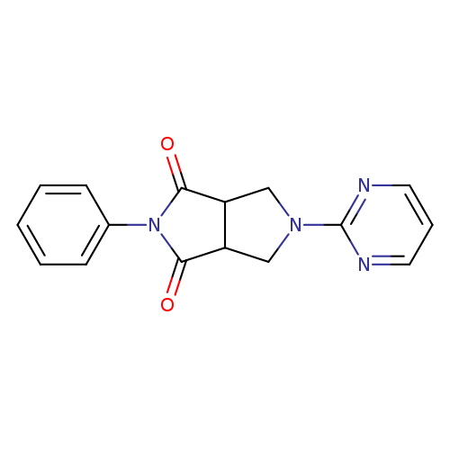 2-phenyl-5-(pyrimidin-2-yl)-octahydropyrrolo[3,4-c]pyrrole-1,3-dione