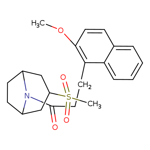 1-{3-methanesulfonyl-8-azabicyclo[3.2.1]octan-8-yl}-3-(2-methoxynaphthalen-1-yl)propan-1-one
