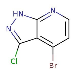 4-Bromo-3-chloro-1H-pyrazolo[3,4-b]pyridine