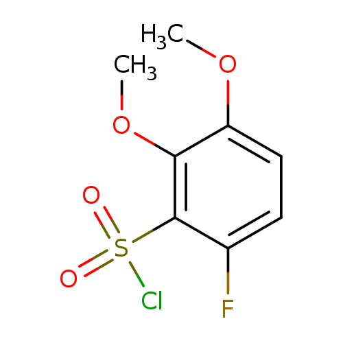 6-fluoro-2,3-dimethoxybenzene-1-sulfonyl chloride