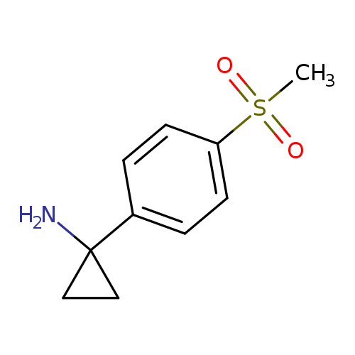 1-(4-methanesulfonylphenyl)cyclopropan-1-amine
