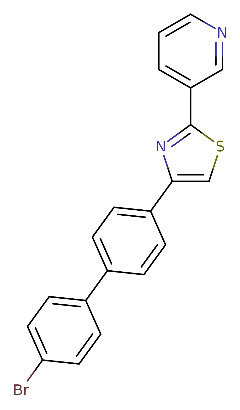 4-(4'-Bromo-4-biphenylyl)-2-(3-pyridyl)thiazole