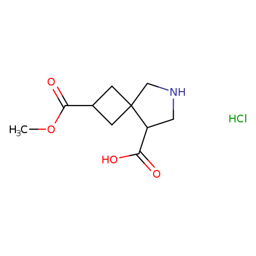 2-(methoxycarbonyl)-6-azaspiro[3.4]octane-8-carboxylicacidhydrochloride,Mixtureofdiastereomers