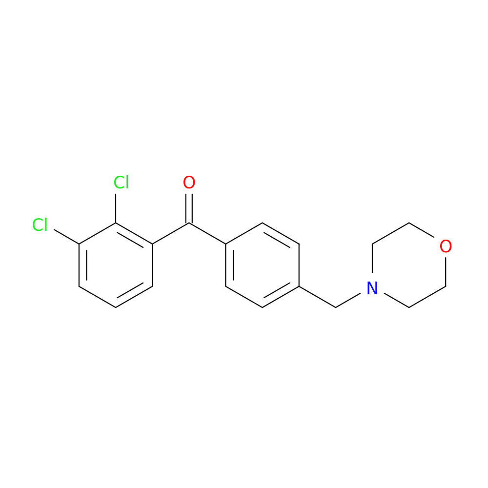 2,3-Dichloro-4'-morpholinomethyl benzophenone